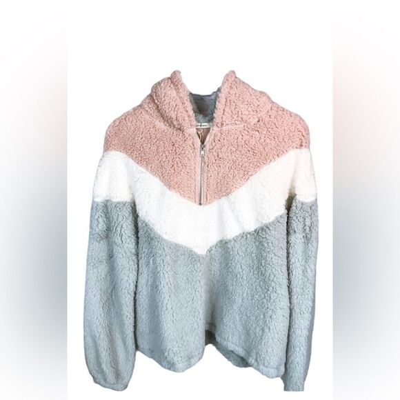 AndTheWhy Sherpa Pullover - M - Picture 1 of 6